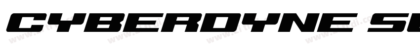 Cyberdyne Super-Ital字体转换